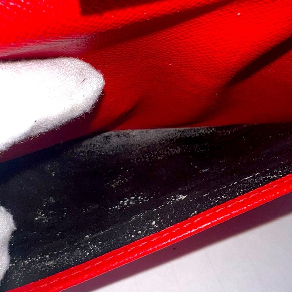 ❤️LOUIS VUITTON Red Epi Porte Tresor International Long Wallet | PRELOVED❤️‼️ - Picture 10 of 13